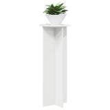 Plant Stand 2 pcs High Gloss White 40 x 100 cm Engineered Wood 899694