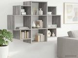 Wall Shelf Grey Sonoma 90 x 25 x 90 cm Engineered Wood 8012177