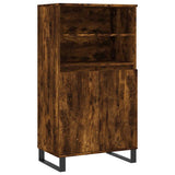 Highboard Smoked Oak 60x36x110 cm Engineered Wood 831497