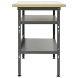 Workbench Grey 120x60x85 cm Steel 145344