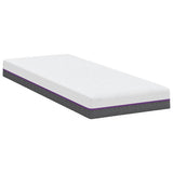 Mattress White and Grey 70 x 200 cm Memory Foam 4106323