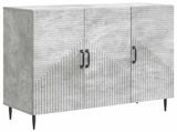 Sideboard Concrete Grey 89 x 34.5 x 80 cm Engineered Wood 894878