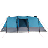 Camping Tent Tunnel 4-Person Blue Waterproof 94629
