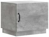 Bedside Table Concerte Grey 43 x 34.5 x 47 cm Engineered Wood 895261
