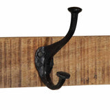 ZNTS Coat Rack 80x35x35 cm Solid Rough Wood Mango 4015937