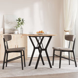 Dining Table Y-Frame 60x60x75.5 cm Solid Wood Pine and Steel 3282780