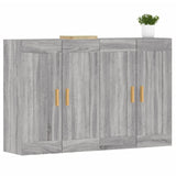 Wall Mounted Cabinets 2 pcs Grey Sonoma Engineered Wood 3197983