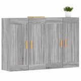 Wall Mounted Cabinets 2 pcs Grey Sonoma Engineered Wood 3197983