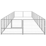 Dog Kennel Silver 18 m Steel 3082125