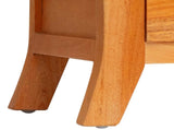 Bedside Cabinet Natural 40 x 40 x 45.5 cm Solid Mahogany Wood 42009931
