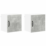 Wall Cabinet LUCCA 2 pcs Concrete Grey 40 x 31 x 40 cm 884881
