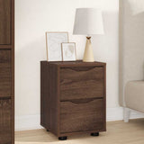 Bedside Tables with Drawer 2 pcs Brown Oak 30.5 x 30 x 43 cm 888812