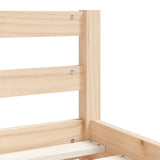 Kids Bed Frame with Drawers 80x160 cm Solid Wood Pine 834444