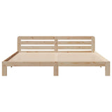 Bed Frame without Mattress 180x200 cm Super King Solid Wood Pine 855558