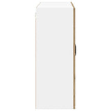Wall Glass Cabinet LUCCA Artisan Oak 80 x 31 x 80 cm 885074