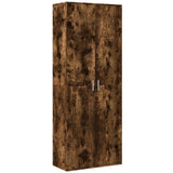 Highboard Smoked Oak 70x35x180 cm Engineered Wood 3276662