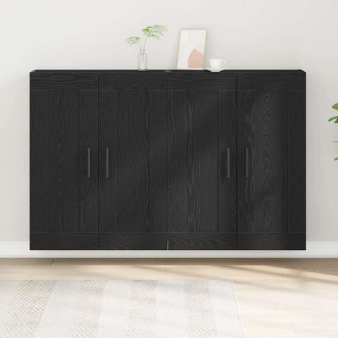 Wall-mounted Cabinet 2 pcs Old wood 160 x 34 x 90 cm 3333105