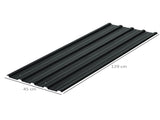 Set of 12 Corrugated Steel Roof Sheet Panels - Dark Grey T3398P377583