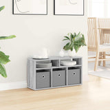 Lowboard with Drawer Grey Sonoma 72 x 22.5 x 38 cm 8000577