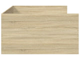 Bed Frame with Storage Sonoma Oak 80 x 200 cm Engineered Wood 3429630