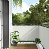 Balcony Privacy Screen White 1000x120 cm PVC 4005514