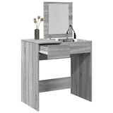 Dressing Table with Mirror Grey Sonoma 73x46.5x120 cm 848225