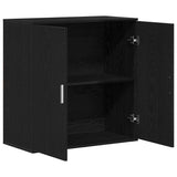 Sideboard Black Oak 79 x 38 x 80 cm Engineered Wood 862269