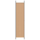 6-Panel Room Divider Beige 300 x 220 cm Fabric 42039214