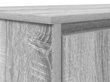 Desk Grey Sonoma 120x42x76 cm Engineered Wood 861819