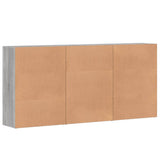 Sideboards 3 pcs Grey Sonoma 60x31x84 cm Engineered Wood 3276579