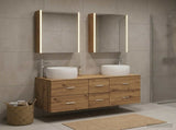 Bathroom Furniture Set 5 pcs Artisan Oak 3407054