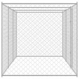 Dog Cage Silver 600 x 200 x 200 cm Galvanised Steel 3368310