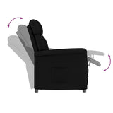 Recliner Chair Black Black 70.5 x 96.5 x 95 cm Faux leather 348403