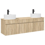 Bathroom Cabinet Set 3 pcs Sonoma Oak 49 x 44.5 x 65 cm 3405749