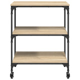 Kitchen Trolley Sonoma Oak 60 x 41 x 76 cm Engineered Wood 883005