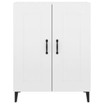 Sideboard High Gloss White 69.5x34x90 cm Engineered Wood 812147