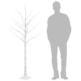 LED White Birch Tree Warm White 96 LEDs 180 cm 345144