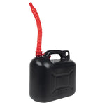 ZNTS Fuel Can with Flexible Spout 3 pcs Black 10 L Plastic 155046