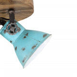 Ceiling Lamp 25 W Distressed Blue 50x50x25 cm E27 371834