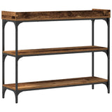 Console Table with Shelf with Storage Old wood 100 x 30 x 80 cm 863567