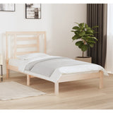 Bed Frame without Mattress 90x190 cm Single Solid Wood Pine 3104313