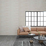 3D Wall Panels with White Brick Design 10 pcs EPS 147203