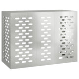 Air Conditioner Cover Silver 110 x 50 x 80 cm Galvanised Steel 865909
