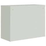 ZNTS File Cabinet Light Grey and Blue 90x40x70 cm Steel 339726