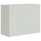 File Cabinet Light Grey and Blue 90x40x70 cm Steel 339726