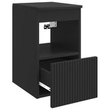 Bathroom Cabinet Black 30 x 44.5 x 50 cm Engineered Wood 890503
