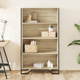 Bookcase Sonoma Oak 80x31x137.5 cm Engineered Wood 848630