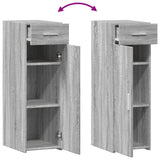 Sideboard Grey Sonoma 30x42.5x93 cm Engineered Wood 846276