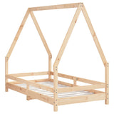 Kids Bed Frame 80x160 cm Solid Wood Pine 834489