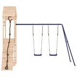 Outdoor Playset Natural wood and blue 3156925